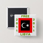 FREIE LIBYEN 2011 BUTTON (Vorne & Hinten)