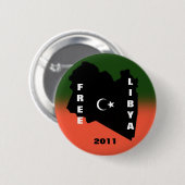 FREIE LIBYEN 2011 BUTTON (Vorne & Hinten)