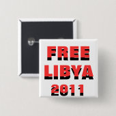 FREIE LIBYEN 2011 BUTTON (Vorne & Hinten)