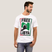 Freie Libyen-Faust T-Shirt (Vorne ganz)