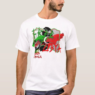 Freie Libyen-Kunst-Karte von Libyen T-Shirt