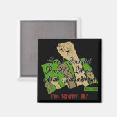 Freie Libyen Magnet (Vorderseite/Rückseite)