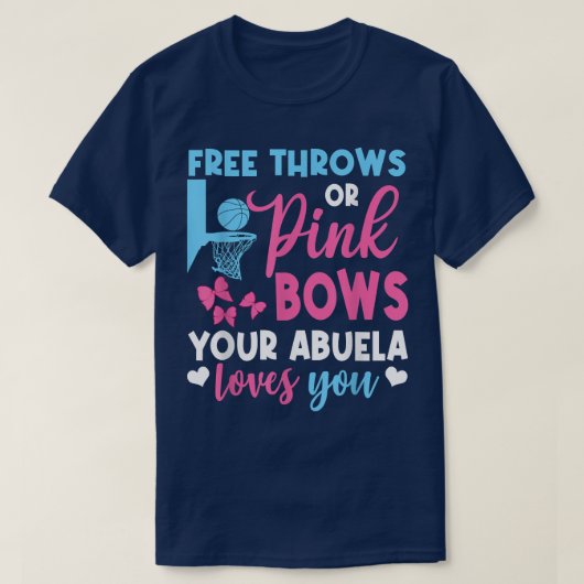 Freie Lieben oder rosa Bögen Abuela für Ihr Geschl T-Shirt (Design vorne)