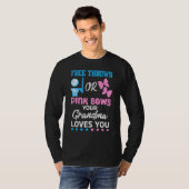 Freie Lieben oder rosa Bogen Oma-, die Sie Geschle T-Shirt (Vorne ganz)