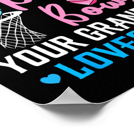 Freie Lieben oder rosa Bögen Oma- Sie Geschlecht Poster (Ecke)