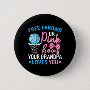 Freie Lieben oder rosa Bögen Opa, Ihre Geschlechts Button