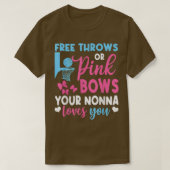 Freie Lieben oder rosa Bows Nonna, die Sie Geschle T-Shirt (Design vorne)