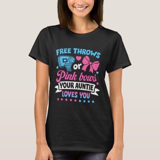Freie Lieben oder rosa Bows Tantchen Sie Baby T-Shirt (Vorderseite)