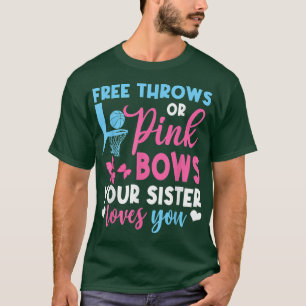 Freie Lieben oder rosafarbene Bögen Schwänze. T-Shirt