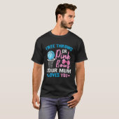 Freie Lieben oder rosafarbene Bögen summieren Sie  T-Shirt (Vorne ganz)