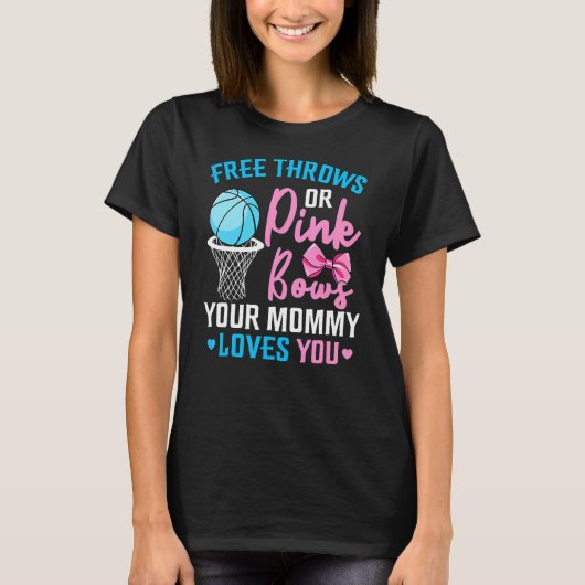 Freie Lieben oder rosafarbene Bows MOMY T-Shirt (Vorderseite)
