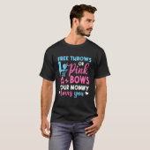Freie Lieben oder rosafarbene Bows MOMY T-Shirt (Vorne ganz)