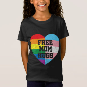 Freie Mama Hugs Gay Pride Transgender-Regenbogenfl T-Shirt