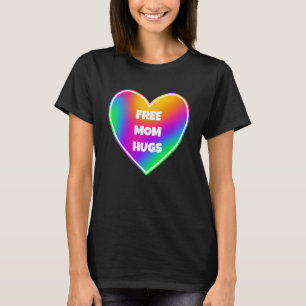 Freie Mama Hugs Rainbow T - Shirt