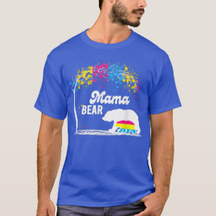 Freie Mama Hugs Stolz Mama Bear Pansexual Pride LG T-Shirt