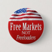 Freie Märkte ... Nicht Freeloader Button (Vorderseite)