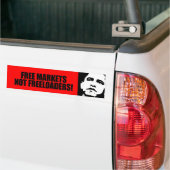 FREIE MÄRKTEnicht FREELOADERS Autoaufkleber (Auf Lkw)