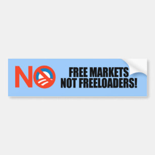 FREIE MÄRKTEnicht FREELOADERS Autoaufkleber