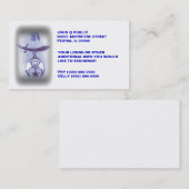 FREIE MAURER-VISITENKARTEN ~ INFO-AUSTAUSCH-KARTEN VISITENKARTE (Vorne/Hinten)