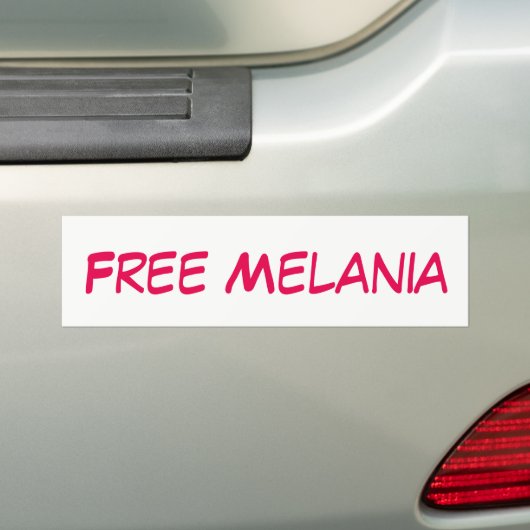 FREIE MELANIA PERSONALISIERT AUTOAUFKLEBER (Auf Auto)
