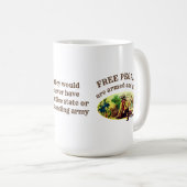 Freie Menschen Kaffeetasse (VorderseiteRechts)