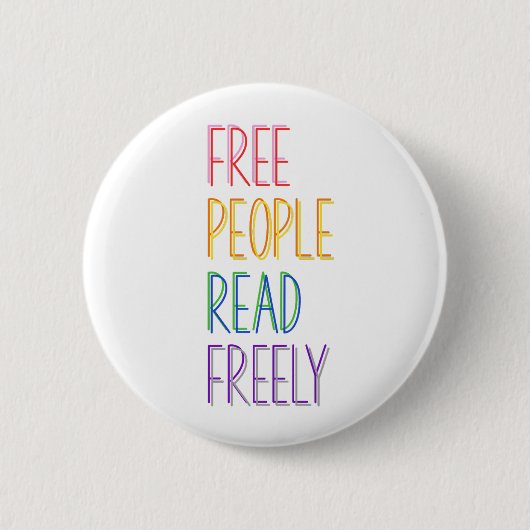 Freie Menschen lesen frei Button (Vorderseite)