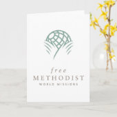 Freie Methodistenauftrag-Anmerkungs-Karte Karte (Gelbe Blume)