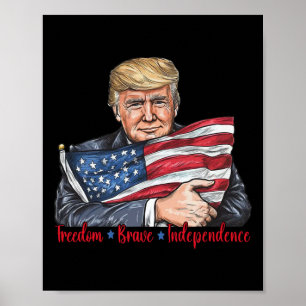 Freie, mutige Unabhängigkeit Poster