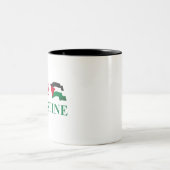 freie Paläste #2 Zweifarbige Tasse (Mittel)