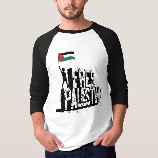 Freie Paläste, Palästina, palästinensische Flagge, T-Shirt (Vorderseite)