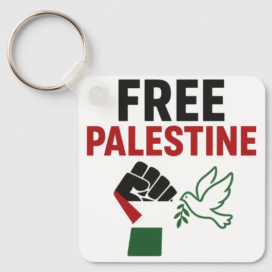 freie Palasthin Schlüsselanhänger (Vorderseite)