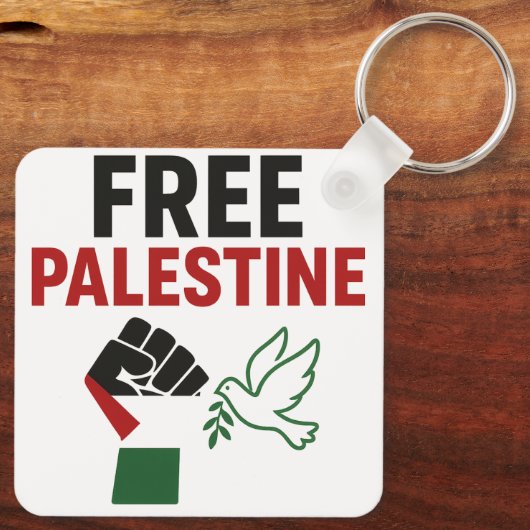 freie Palasthin Schlüsselanhänger (Rückseite)