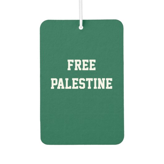 Freie Palästina Autolufterfrischer (Vorderseite)