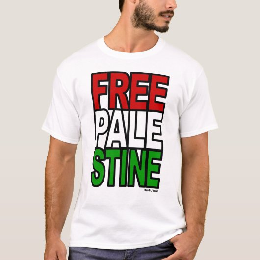 Freie Palästina-Blockade T-Shirt (Vorderseite)