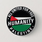 Freie Palästina Button (Vorderseite)