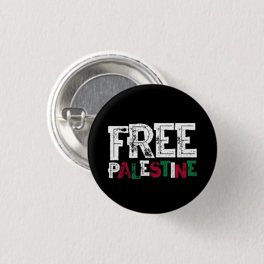 Freie Palästina Button (Vorne & Hinten)