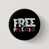 Freie Palästina Button (Vorderseite)