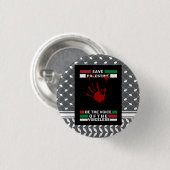 Freie Palästina-Button-Schaltfläche im Palästina-F Button (Vorne & Hinten)