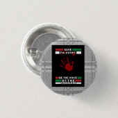 Freie Palästina-Button-Schaltfläche im Palästina-F Button (Vorne & Hinten)