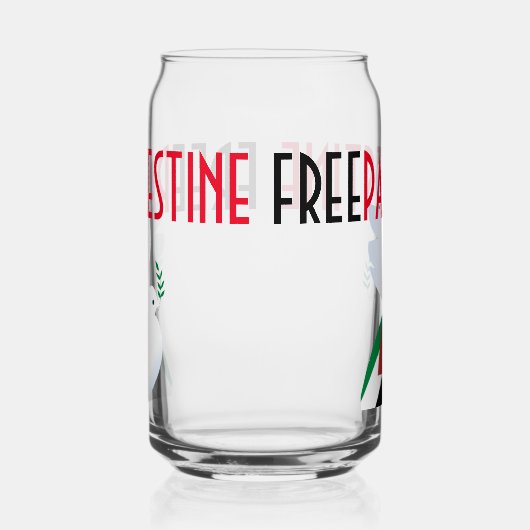 Freie Palästina Dosenglas (Rechts)