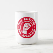 Freie Palästina-End-Apartheid Kaffeetasse (Mittel)