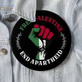 Freie Palästina-Ende-Apartheid III Button (Beispiel)
