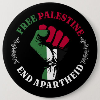 Freie Palästina-Ende-Apartheid III Button