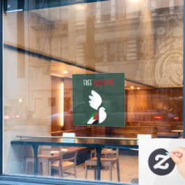 Freie Palästina Fensteraufkleber