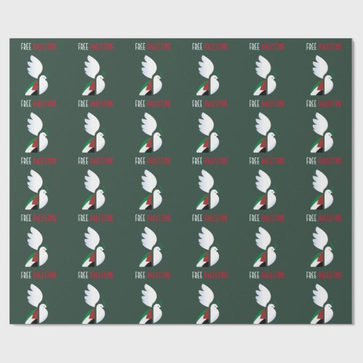 Freie Palästina Geschenkpapier (Flach)