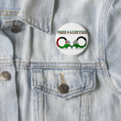 Freie Palästina-Handschellen Button (Beispiel)