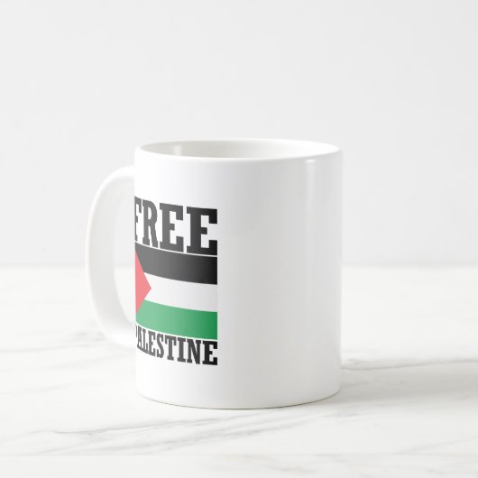Freie Palästina Kaffeetasse (Vorderseite Links)