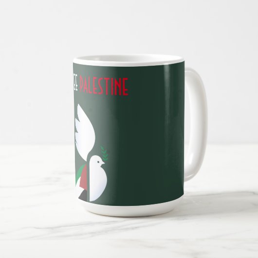 Freie Palästina Kaffeetasse (VorderseiteRechts)