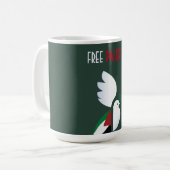 Freie Palästina Kaffeetasse (Vorderseite Links)