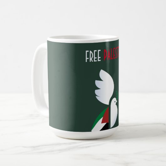 Freie Palästina Kaffeetasse (Vorderseite Links)